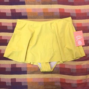 Kortni Jeane high rise skirt bikini bottom M